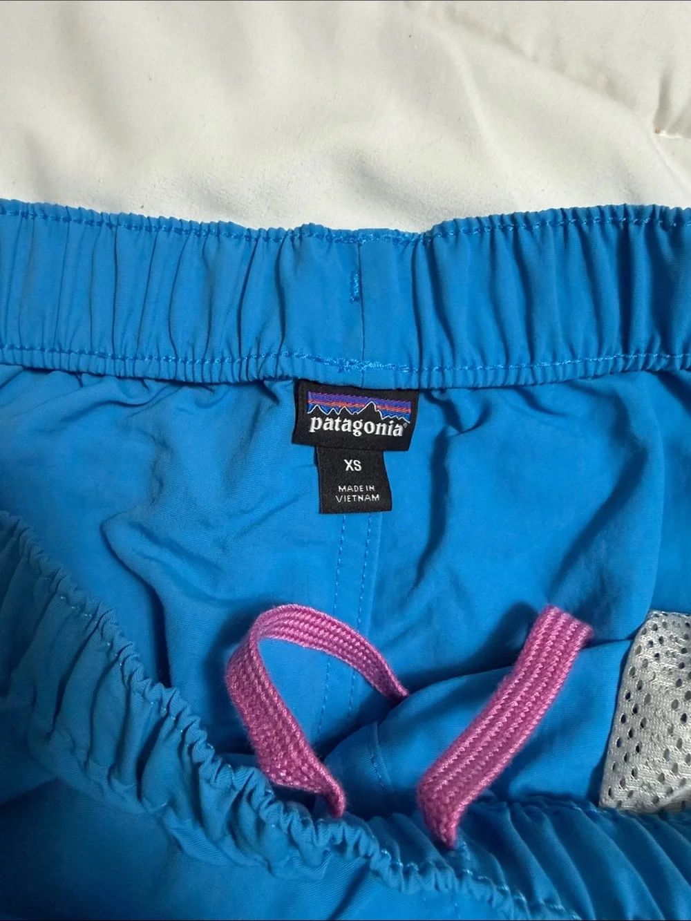 Patagonia Women's Bright Blue Athletic Shorts - Picture 4 of 5